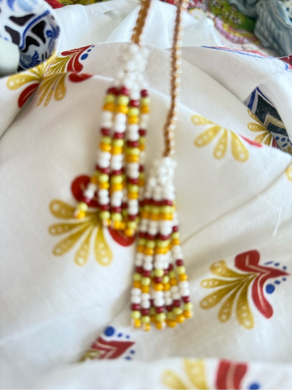 FARM Rio White Mini Dress with Red, Yellow & Blue Floral Motif - Picture 10 of 11